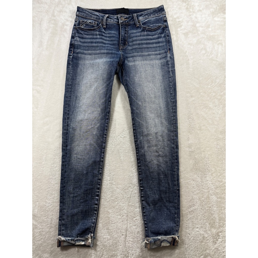 Buckle Black Womens Fit No 53 Ankle Skinny Blue Jeans 27 Meas: 28x26.5